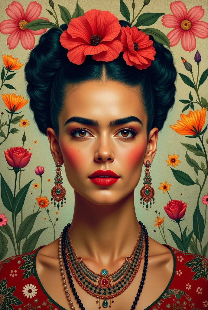 Create how Frida Kahlo influenced feminism in the world, and how it still inspires feminists and how it is the general image of the empowered and loving woman and the pursuit of women after their ideal

