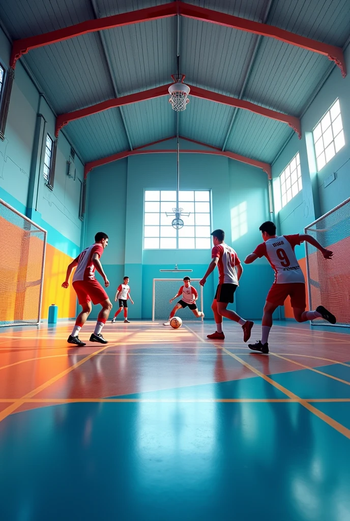 A futsal court