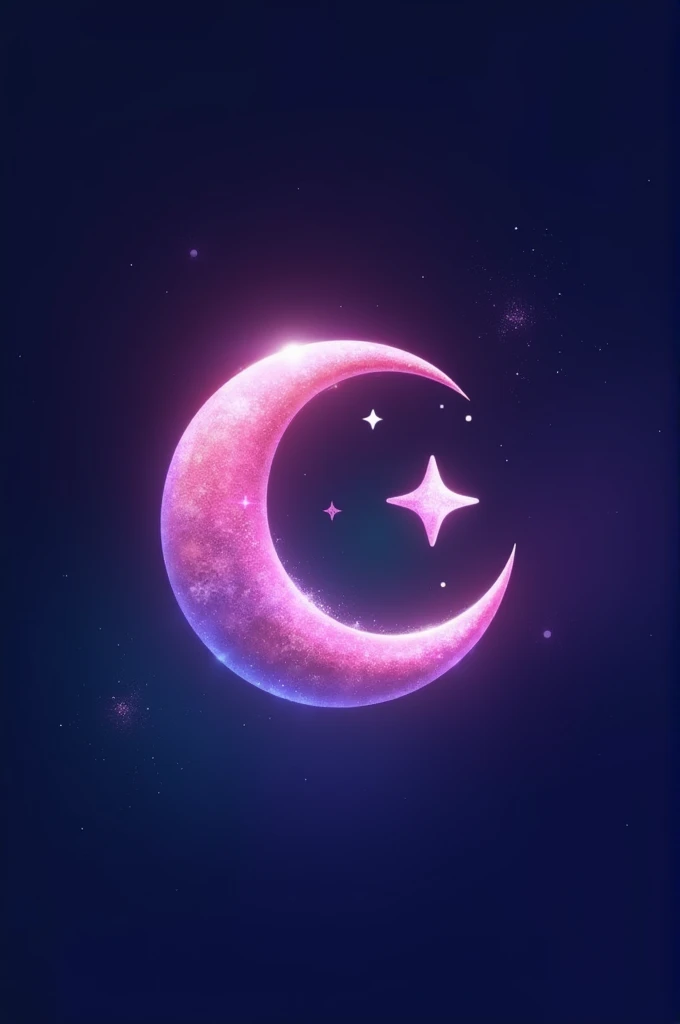 Logo for a company called lunastar that has pink, blue, purple colors 