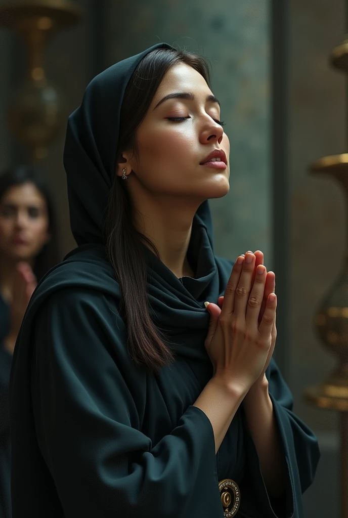 woman praying 