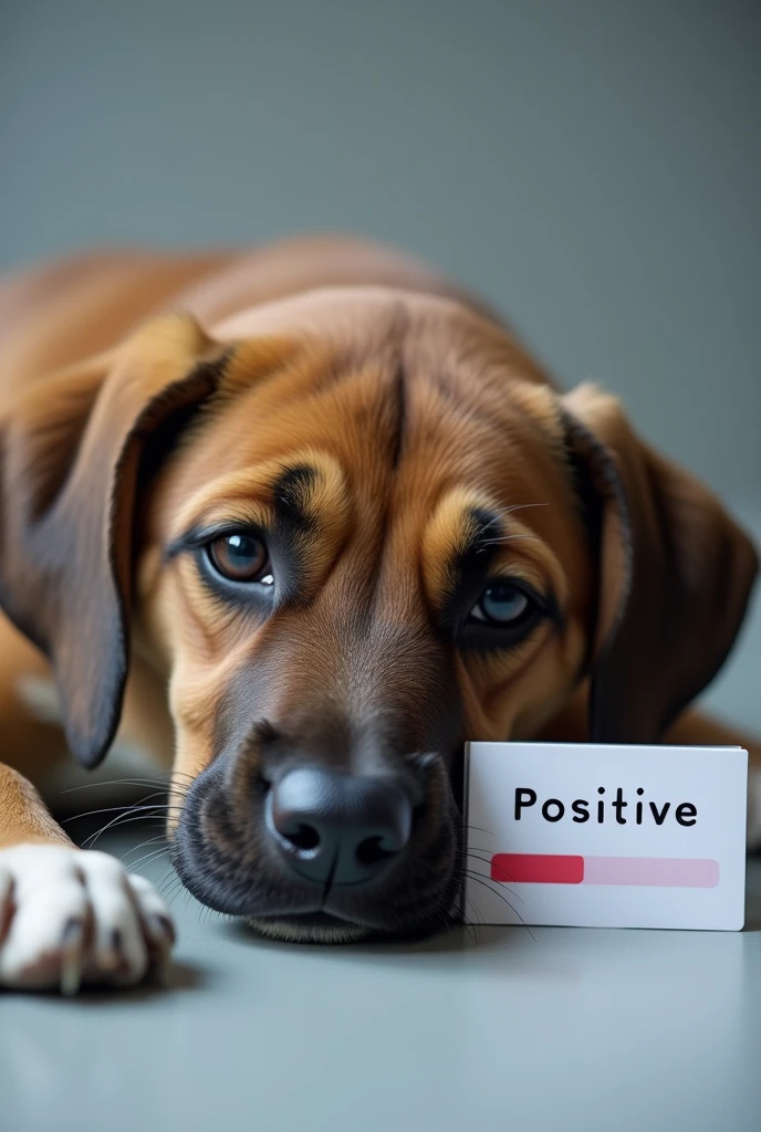 Positive canine coronavirus test