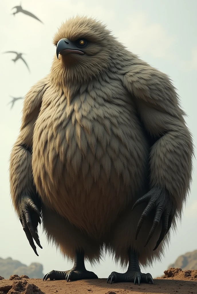  extremely realistic large hairy human testicles only seen in a bird 