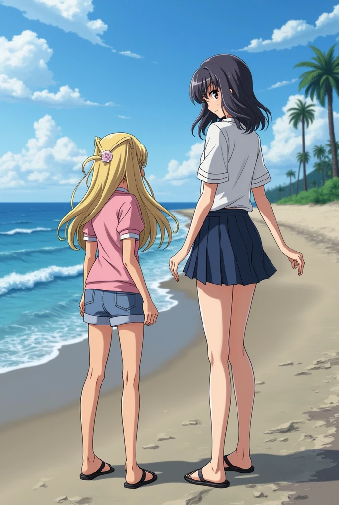 Animes showing their ass
