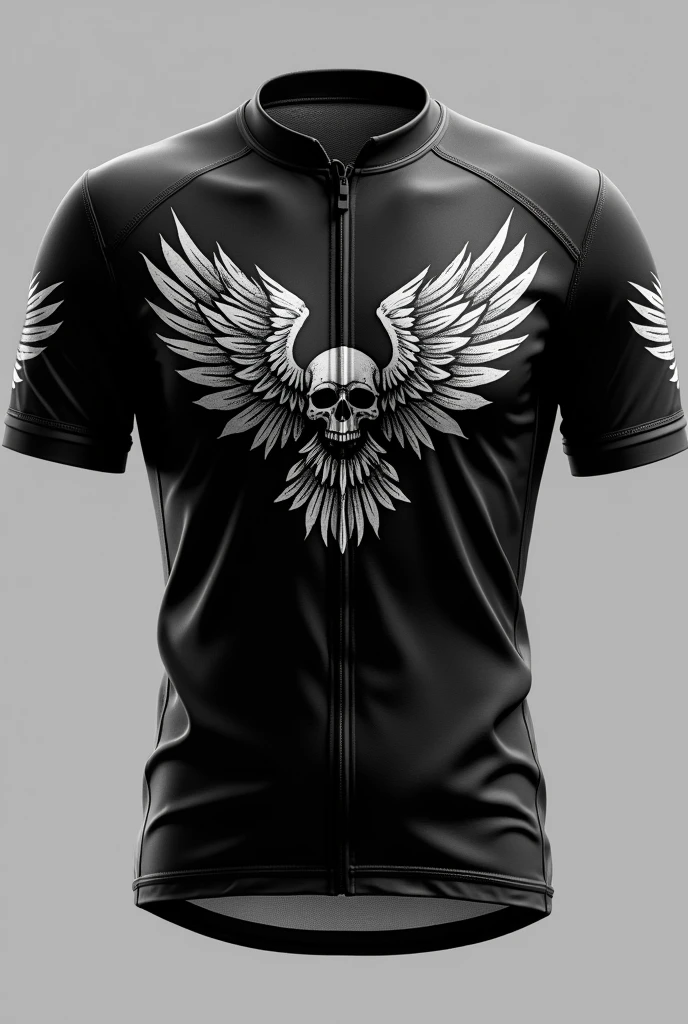 Create a black and white jersey for a biker group called BroGan'S