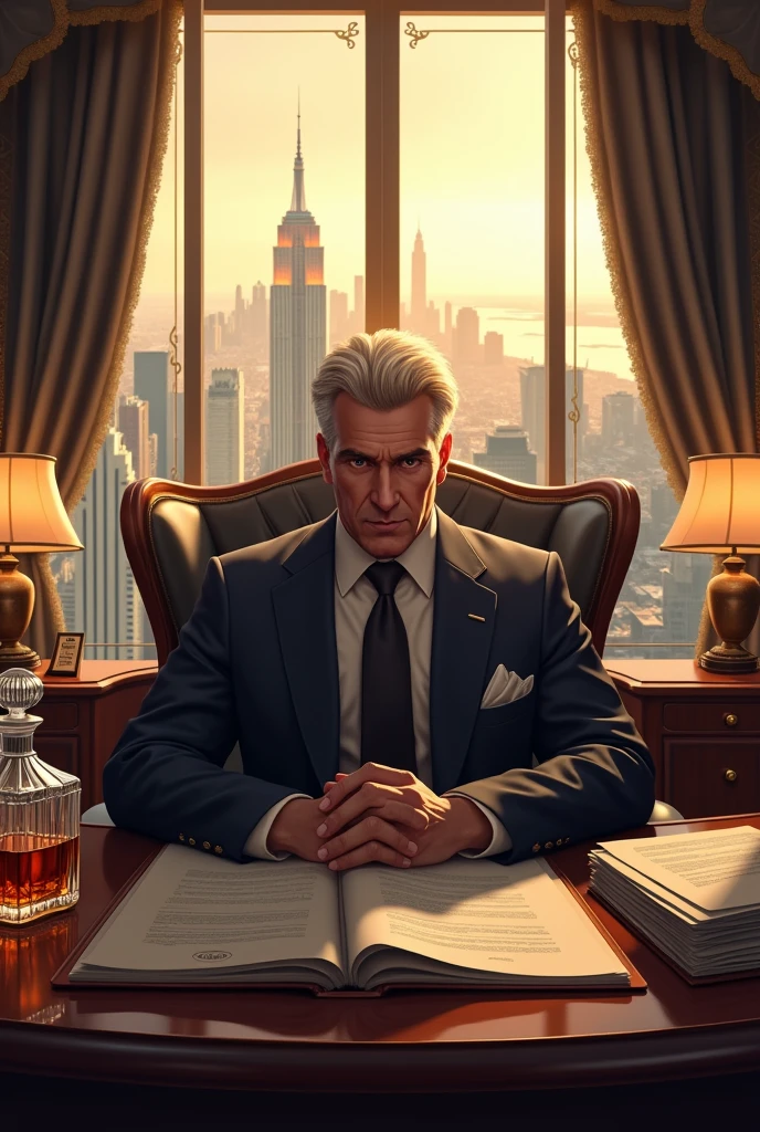 describe the life of a tycoon in one picture