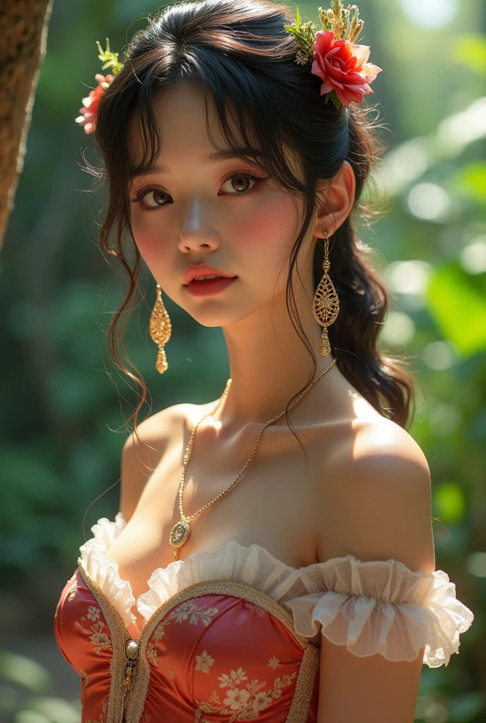 Okinawa local lady、Incredibly beautiful proportions、Captivating beauty、Western style、9 head and body,(Highest quality, masterpiece:1.4), (realism:1.2), (Realistic:1.2), (Absurd:1.2), (Realistic:1.3), one person&#39;s,Realistic Skin,alone,( とてもBig eyes,Beautiful attention to detail, Symmetrical eyes), Outdoor,Ezvian Everywhere､the body is slim、the body is slim,Big eyes,Big Mouth,art(Reference Sheet, Character Design, front, return, ~ ~ ~ ~ side, Mr....々Hairstyle, Mr....々performance, Facial Expressions))