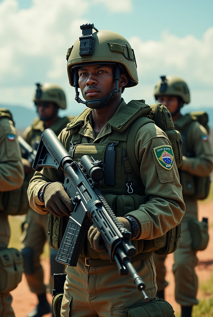 Military of the Brazilian Army Armed and equipped