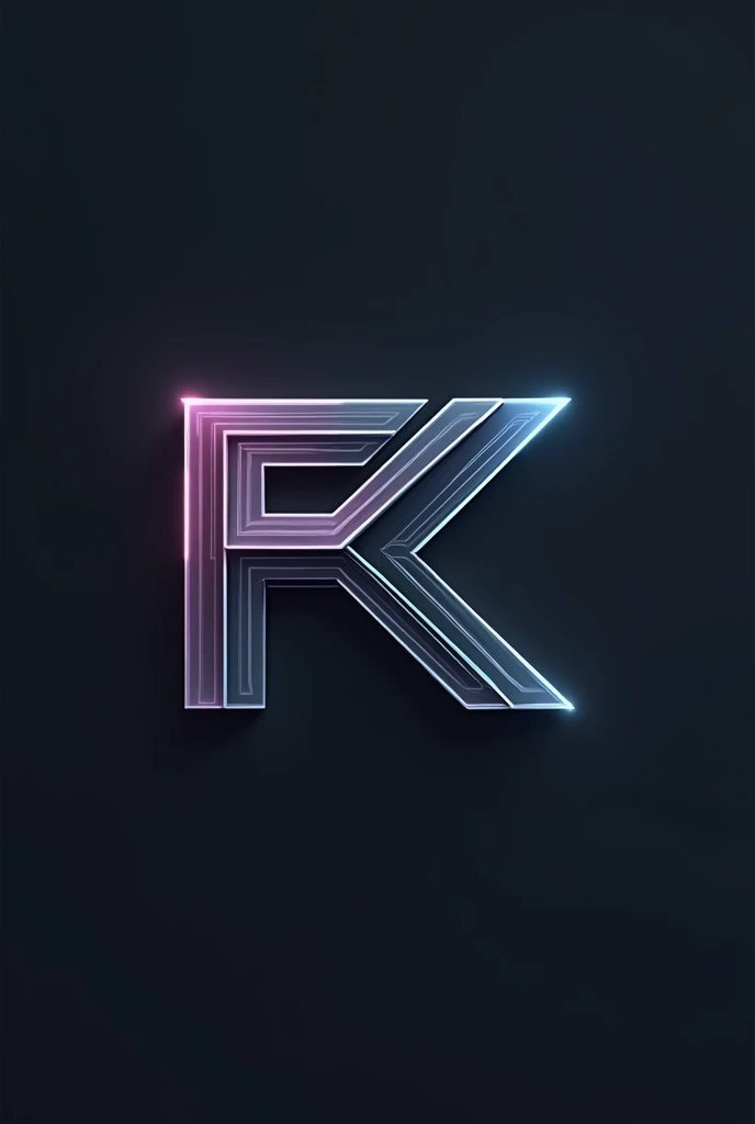 Join the letters FK into a design