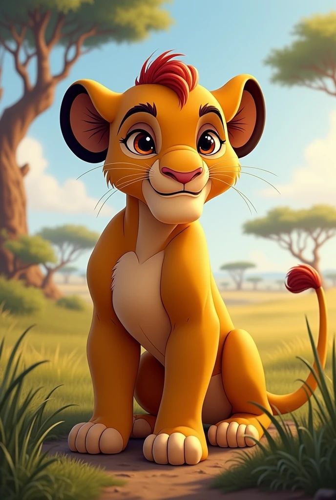 Image of Simba from The Lion King