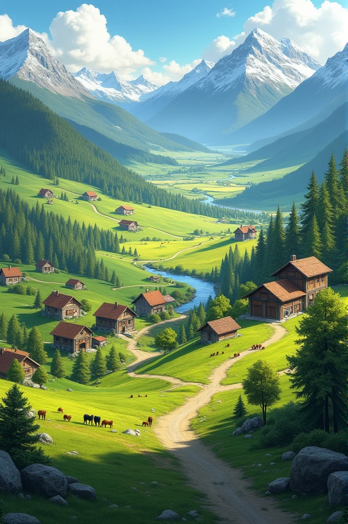 Landscapes of a country