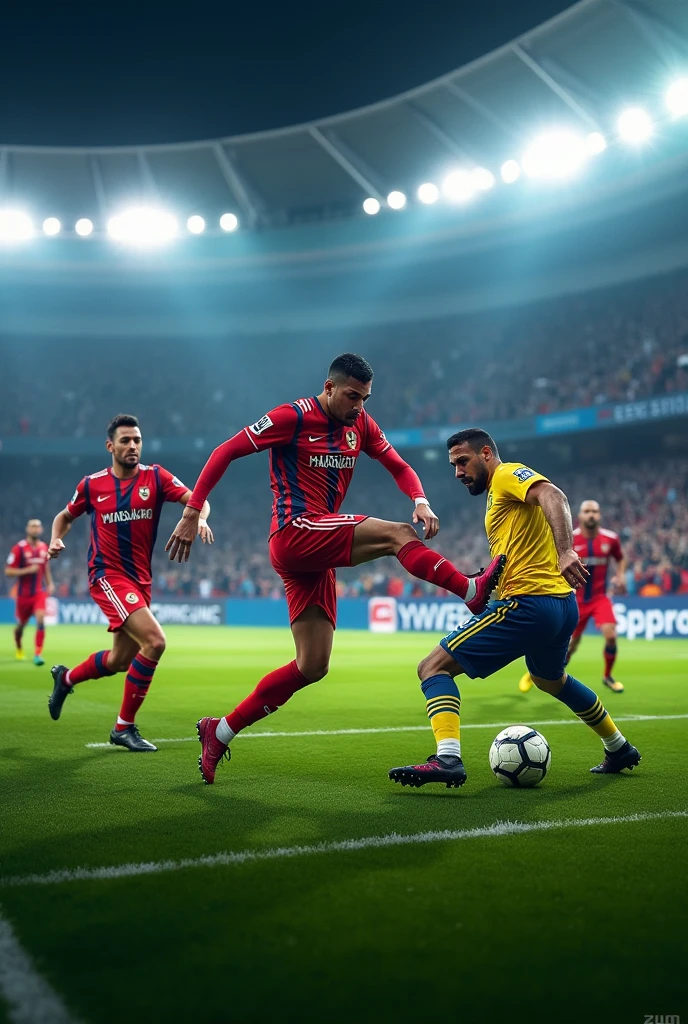 Image of Flamengo's winning goal in the 2019 Libertadores final against River Plate