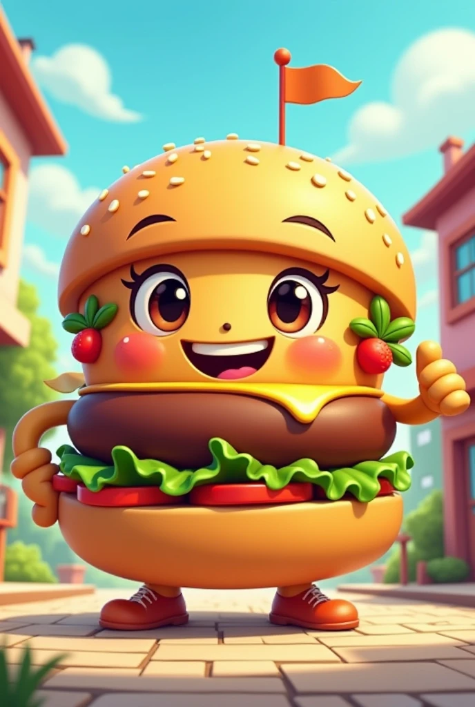Hamburger house logo
