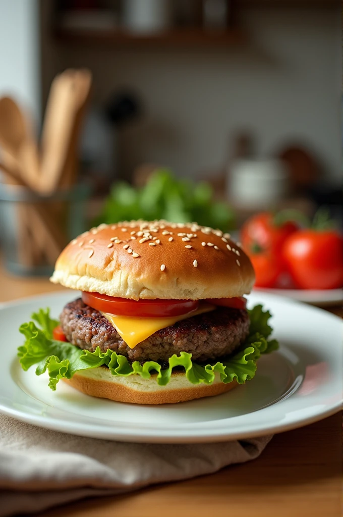 Hamburger at home