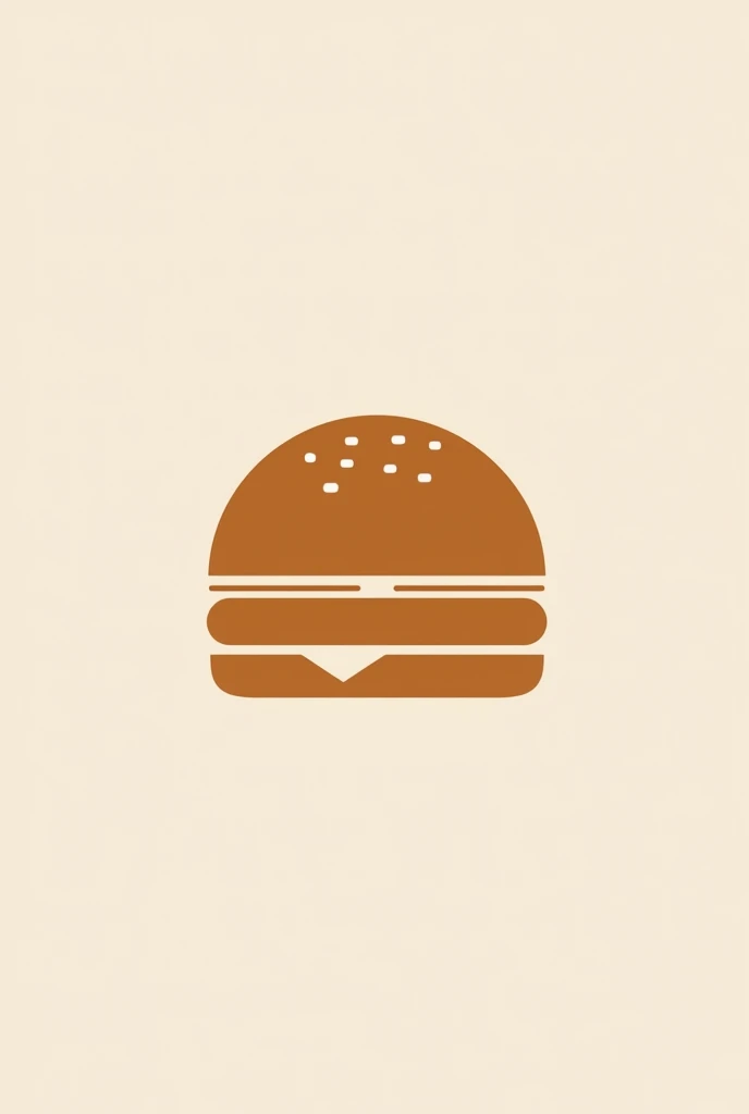 Hamburger in the house logo