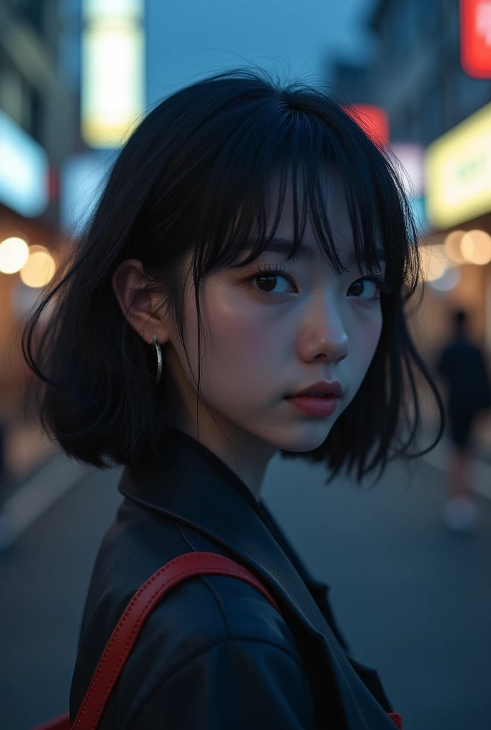Highest quality、High resolution、Detailed Background、(Beautiful face in every detail:1.4)、Japanese、24-years-old、Anatomically correct、(Normal number of fingers:1.2)、(Detailed facial expressions)、Detailed eyes、Teenage Beauty、(Highly detailed face:1.4)、Bobcut、Perfect body line、Solitude and silence、Malaise、Create a unique atmosphere and emotion、

At dusk, The street lights start to glow dimly.、people々々little by little, I&#39;m going home、The hustle and bustle of the city slowly fades away.々It quietens down to、Silence prevails、The cold wind is getting stronger、Feeling the cold、but、That loneliness is comfortable、that&#39;just like me&#39;Adapting to seasonal changes、that&#39;It&#39;s like sorting out your inner feelings..、

At night、The city begins to glow faintly、Street and store lighting、Gently lighting up the entire city、孤独な散歩者が一people々また一people々and manifestations、Walking while casting a shadow、With nostalgia、Malaiseが漂う