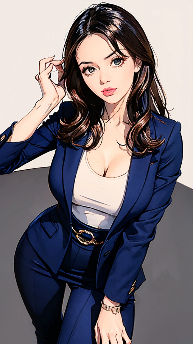 (Simple 2d illustrative Sketch, outlined:1.4), (of a __1950s__ inspired velvet gangster woman:1.4) (mature face:1.2), petite perky breasts, sexually attractive, glossy highlights, thick hips, nsfw suit vest open, uncovered , extremely aroused, luminous silver eyes, smooth tan skin, shy look, blush, (retro wave style colors), (background, minimalistic motif:1.3)