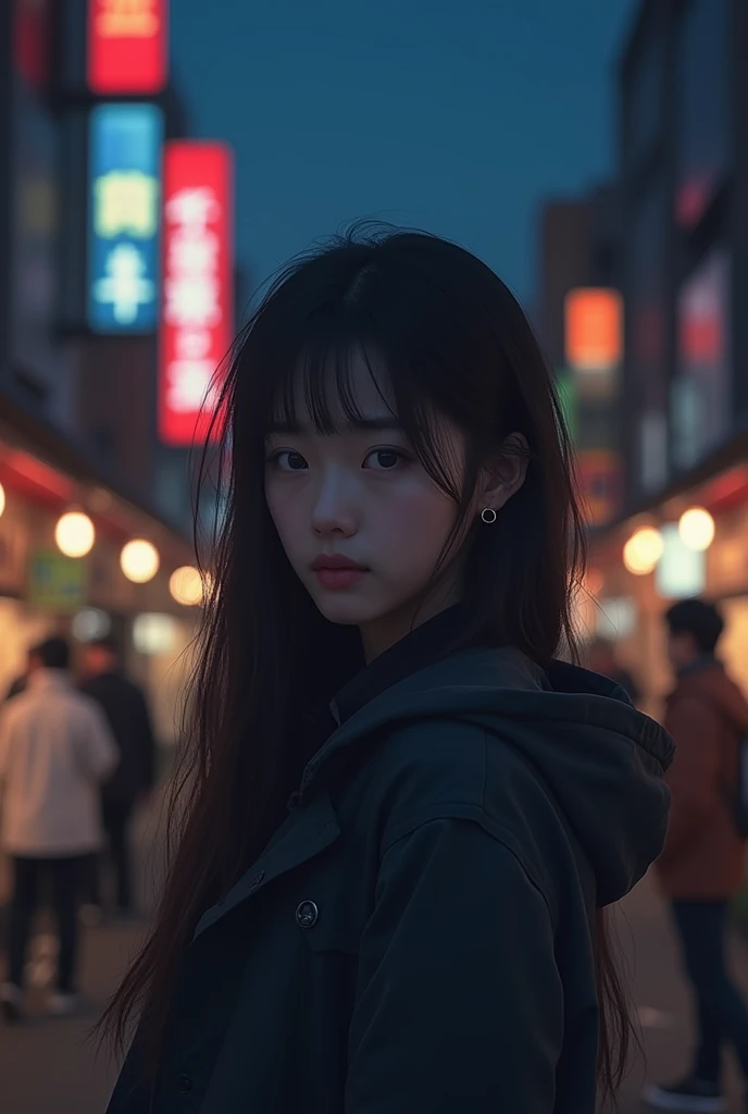 Highest quality、High resolution、Detailed Background、(Beautiful face in every detail:1.4)、Japanese、24-years-old、Anatomically correct、(Normal number of fingers:1.2)、(Detailed facial expressions)、Detailed eyes、age Beauty、(Highly detailed face:1.4)、Long Hair、Perfect body line、Solitude and silence、Malaise、Create a unique atmosphere and emotion、
At dusk, The street lights start to glow dimly.、people々々little by little, I'm going home、The hustle and bustle of the city slowly fades away.々It quietens down to、Silence prevails、The cold wind is getting stronger、Feeling the cold、but、That loneliness is comfortable、that'just like me'Adapting to seasonal changes、that'It's like sorting out your inner feelings..、
At night、The city begins to glow faintly、Street and store lighting、Gently lighting up the entire city、孤独な散歩者が一people々また一people々and manifestations、Walking while casting a shadow、With nostalgia、Malaiseが漂う