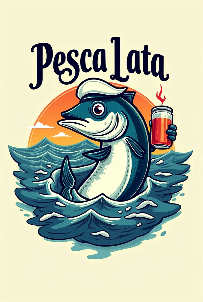 A logo of a team called pesca lata 🍺