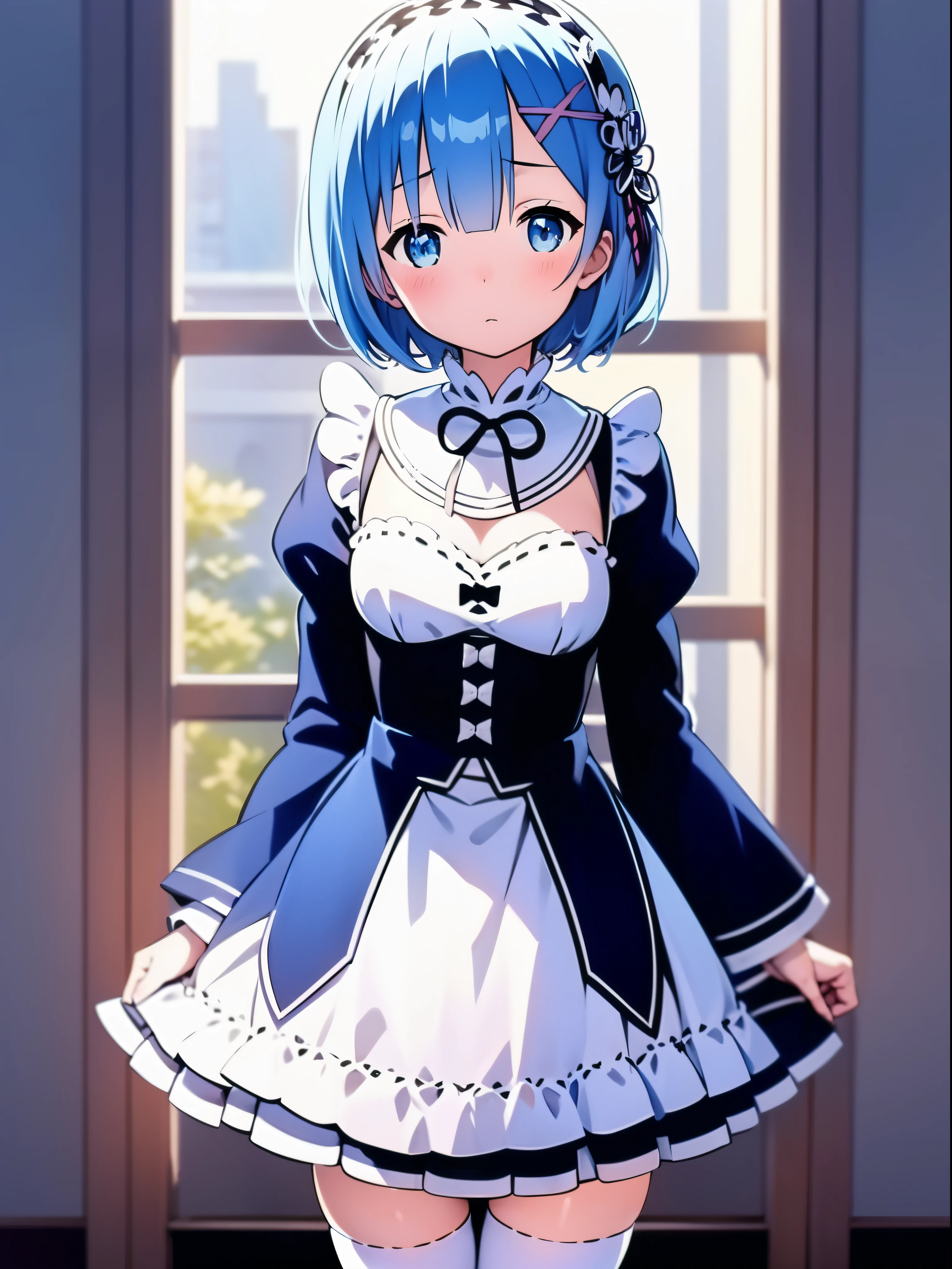 Anime Girls、Shy blush、uniform、High contrast、Soft Light