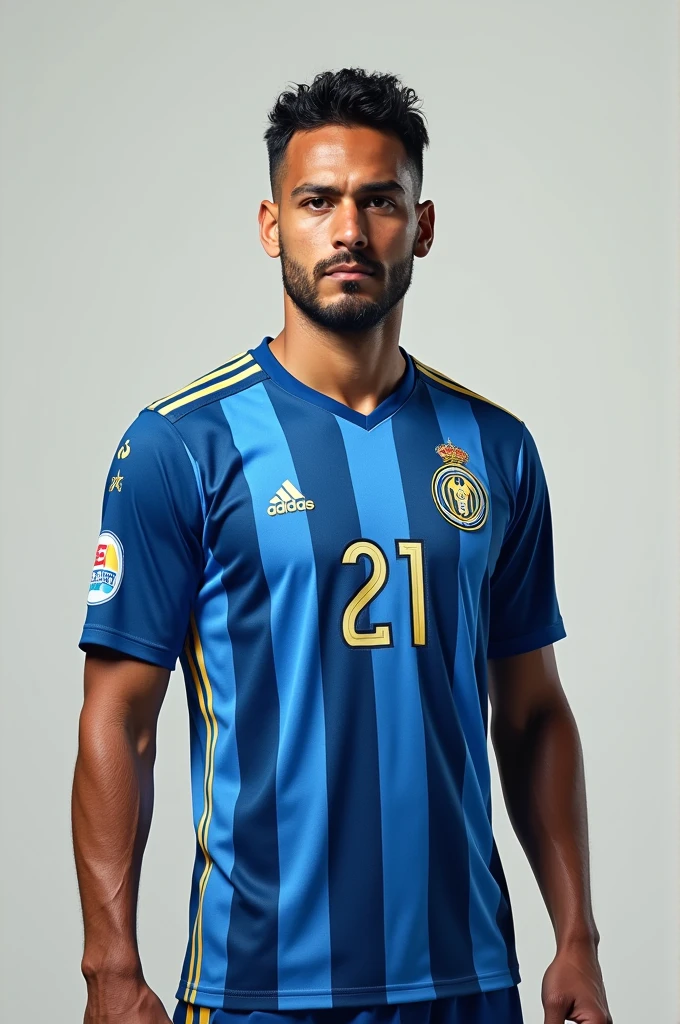 Player João Henrique Mendes da Silva wearing the Grêmio shirt 