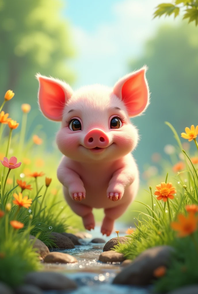 I want to see a picture of a piglet