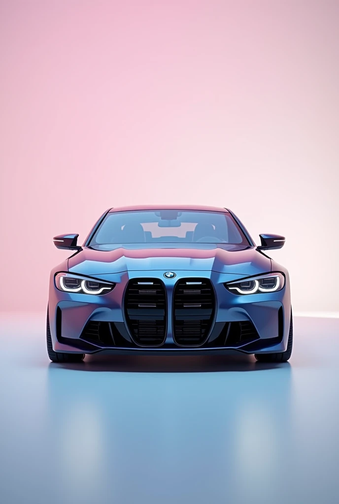 BMW M4 G82 in studio, aesthetic photographed, pastell tones, 16k high resolution