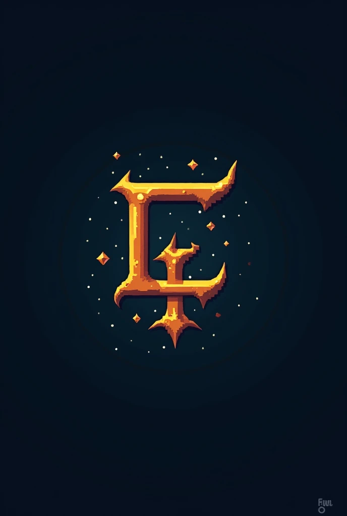 Create a simple logo that says: "LegendsMC" and possibly a letter has to do with different myths and mythologies and is also related to the world of Minecraft