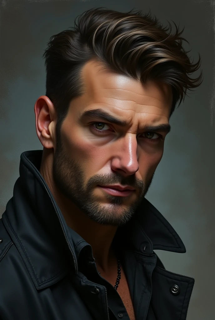 Create a masculine art that looks like the name André