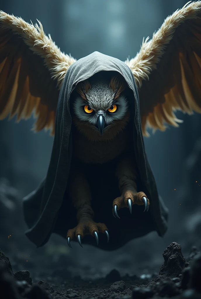 owl mascot tears shroud