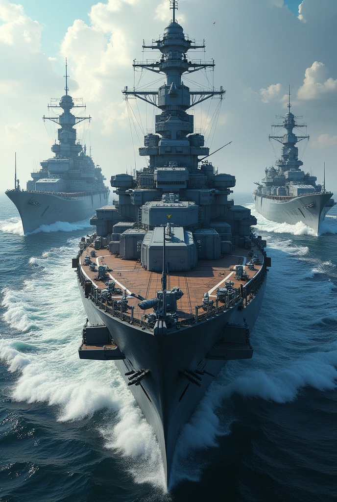 Greater Hitlerand Empire navy Large battleships