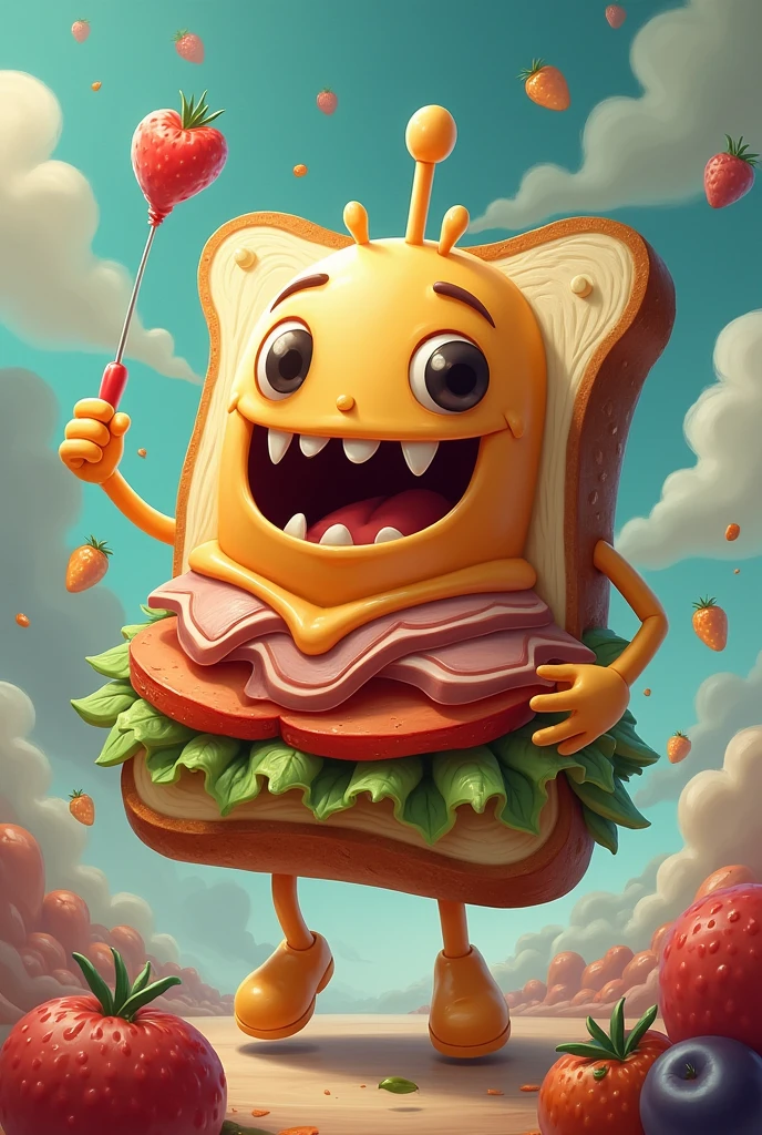 Make a peanut butter, jelly and tuna
sandwich