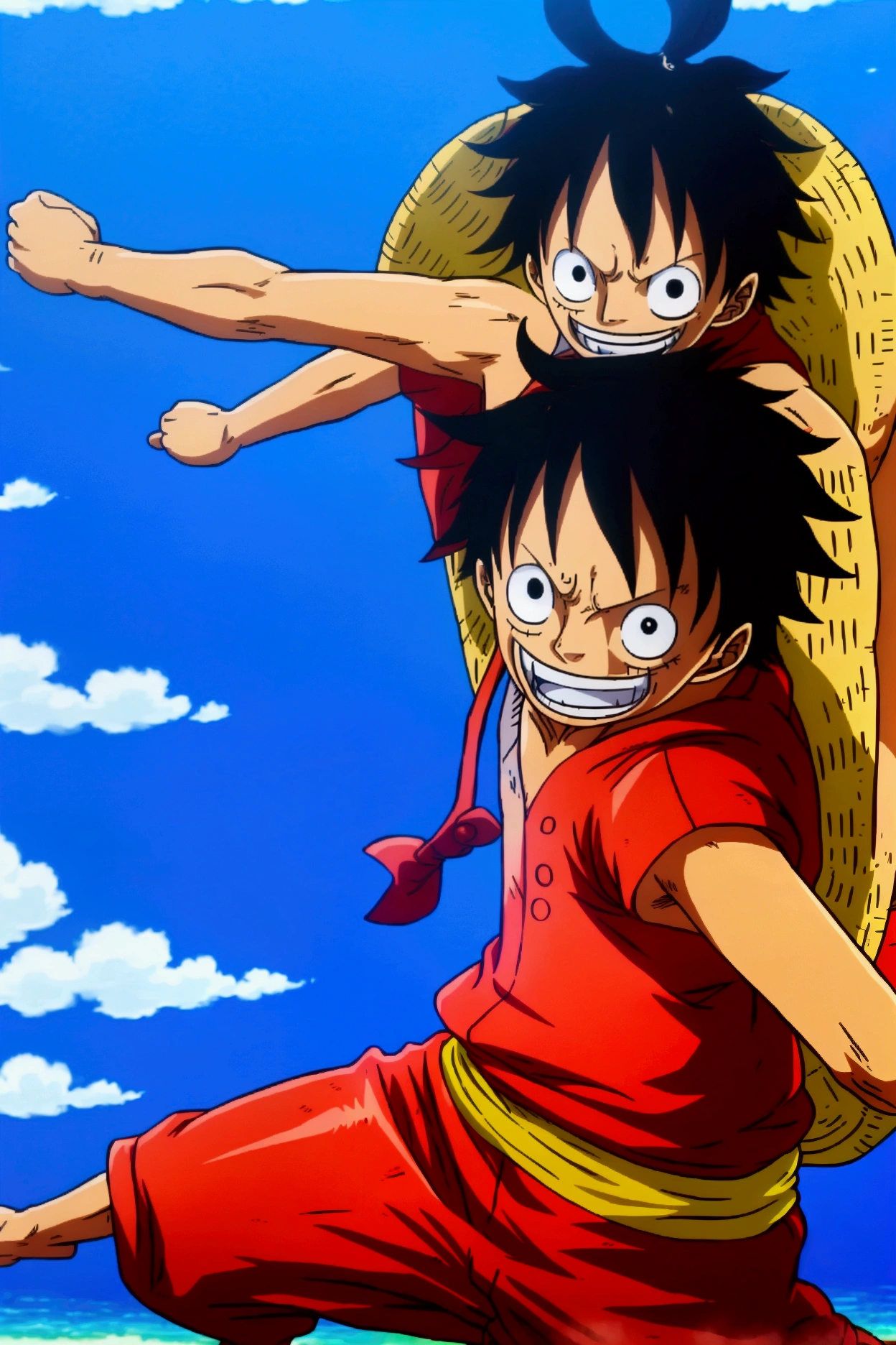 Luffy in Fighting stance