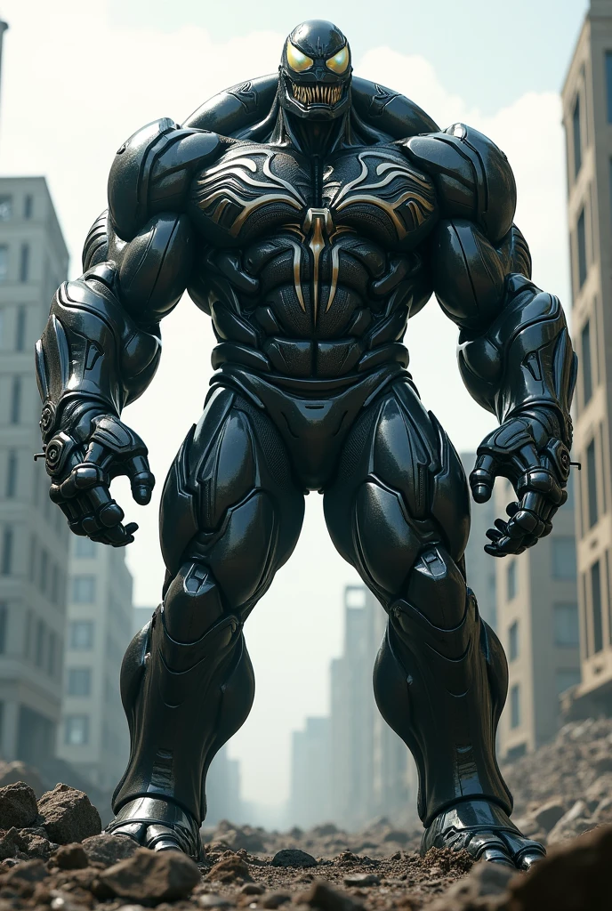 Venom mixed hulk and iron man