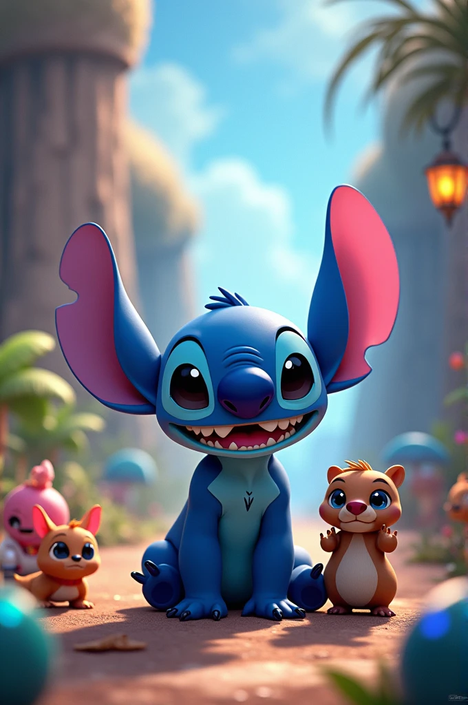 Stitch with 3 characters from Intensely 