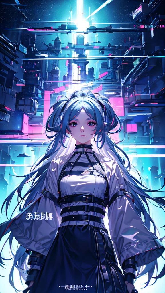 1 person, 20-year-old girl, One person, (Silver Hair), Long pointed ears、Elf、(Gradient sky blue hair tip:1.6), hair, Ridiculously long hair, Single Side Lock, Wavy Hair, Shine髪, Floating Hair, (Fantastic deep purple eyes), Delicate eyes, Aqua Eye, Very fine eye, Long upper eyelashes, ((Glowing Eyes)), compensate, Focus on the face, Highly detailed facial, Pretty face, Perfect breasts, Hot body, (Delicate skin texture:1.2), break, White extra long skirt, Fashion Clothing, necklace, Technical clothing masterpiece, on the road, Gazing at the starry sky, meteor, cyber punk, Detailed Background, The perfect layered cut, clean focus, (magazine:1.3), (Cover Style:1.3), Octane Rendering, Tyndall effect, Real, Dark studio, Side light, 2-color illumination, realism, Chiaroscuro, (Shine光), Shine, Ray Tracing, Cinema Lighting, Futurism, Motion Blur, Atmospheric perspective, Depth of written boundary, Bokeh, Highest quality, 超High resolution, Super Detail, masterpiece, High resolution, Accurate, retina, Anatomically correct
