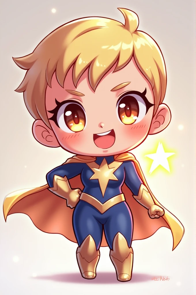Puede crearme a , starlight de la serie " the boys "
, en version chibi