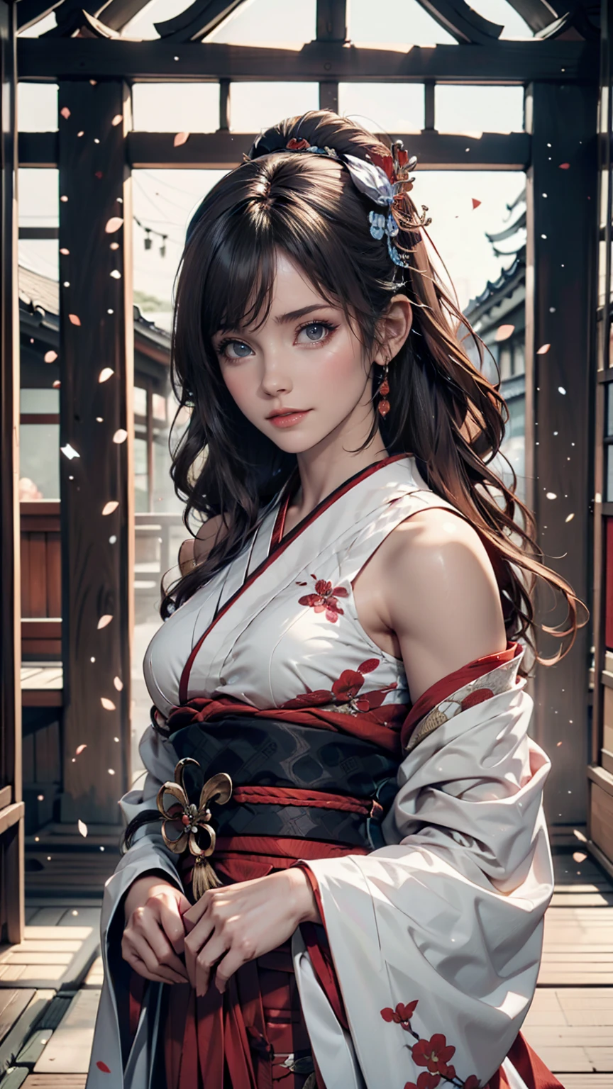 Highly detailed full-body portrait of a geisha. 8k, Octane Rendering, Intricate Hyper-Detail, Symmetric、Kyoto、Pontocho