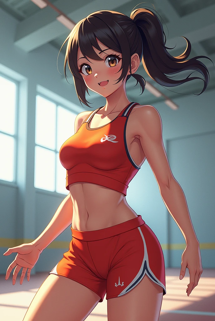 Chica athlete anime 