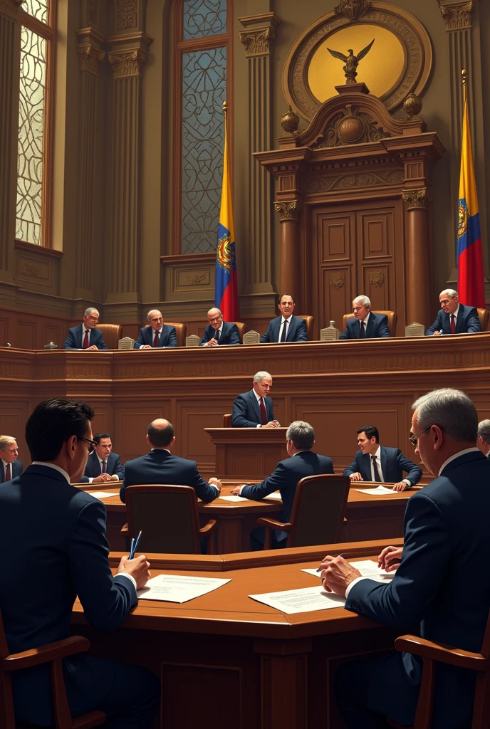 Colombian senators in their functions