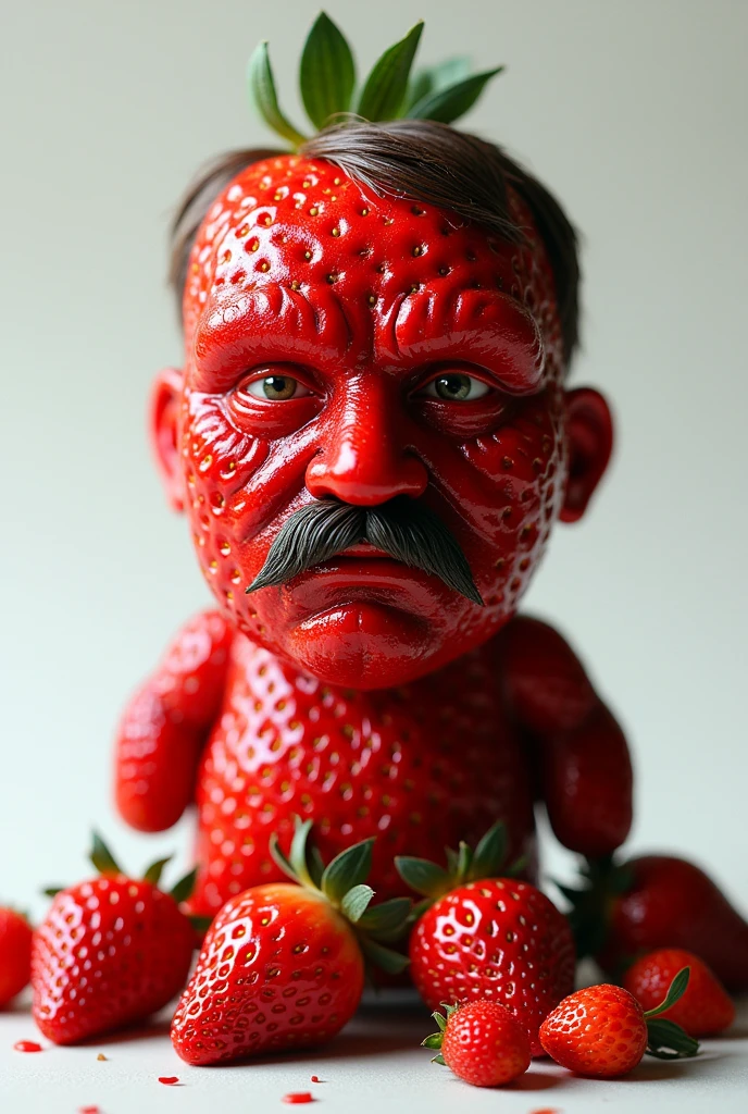 adolf hitler made of strawberry