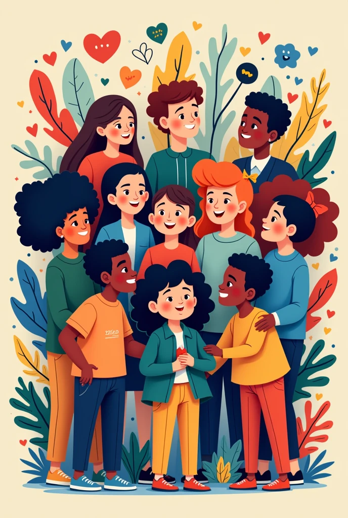 A shirt that has colorful special education elements addressing the inclusion of this audience