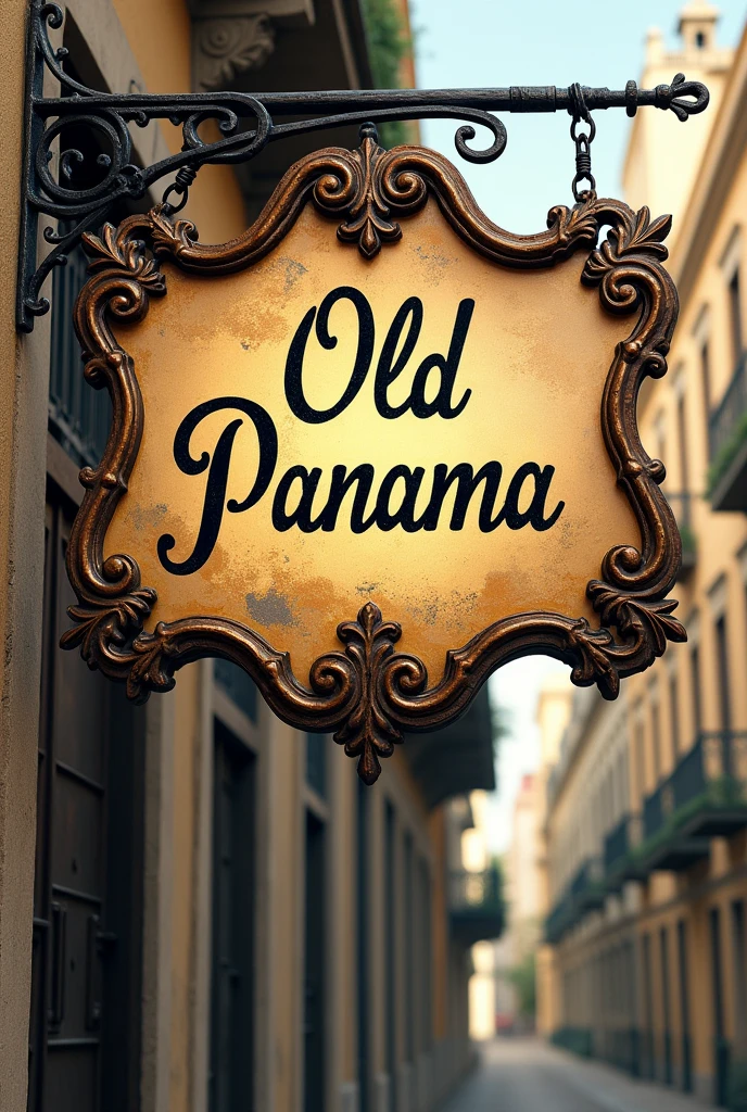 Old Panama (create a sign with that title)