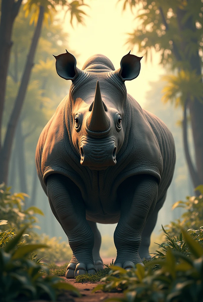 Female rhinoceros