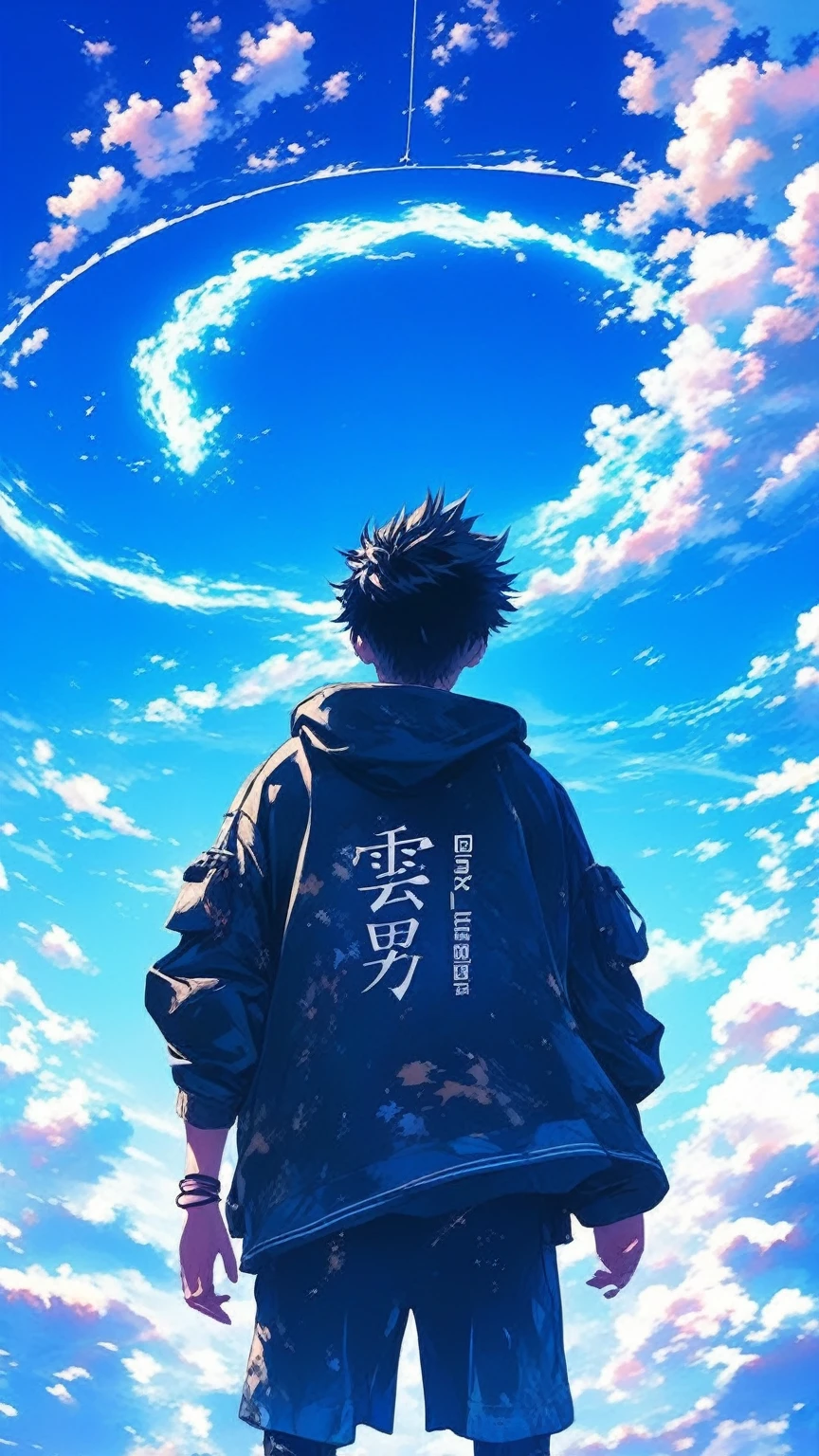 anime boy looking up at the sky with a kite in the sky, anime wallpaper 4 k, anime wallpaper 4k, anime wallaper, anime art wallpaper 8 k, anime wallpaper, 4k anime wallpaper, hd anime wallaper, amazing wallpaper, 4 k manga wallpaper, anime art wallpaper 4 k, anime art wallpaper 4k, anime background, hd anime wallpaper