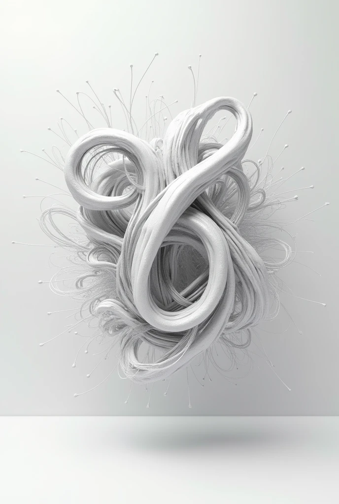 Unreleased logo graphic images in 3D scribbles