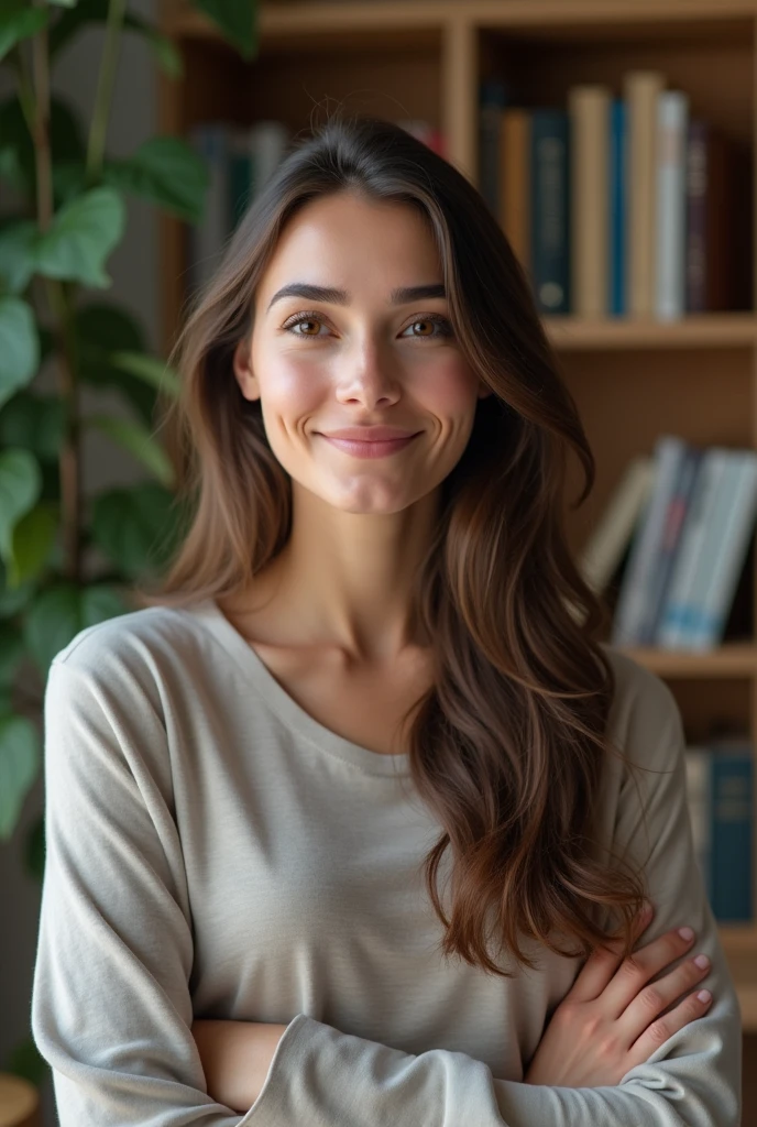 realistic young woman psychologist