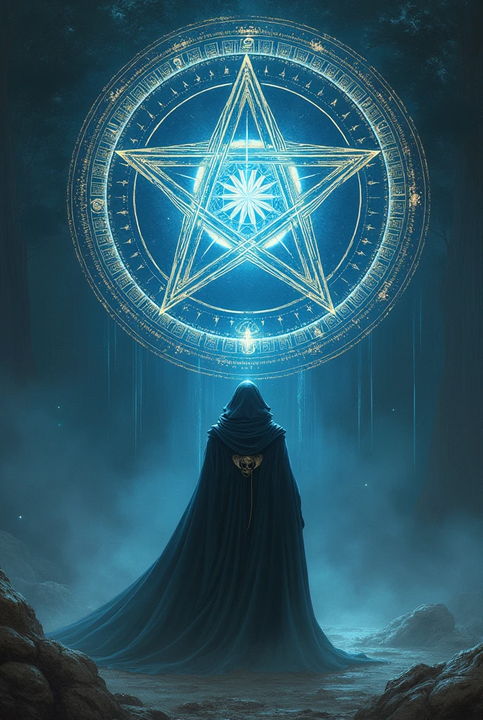 RPG Illustration A circle around a five- or six-pointed star, representing the magician's harmony and balance