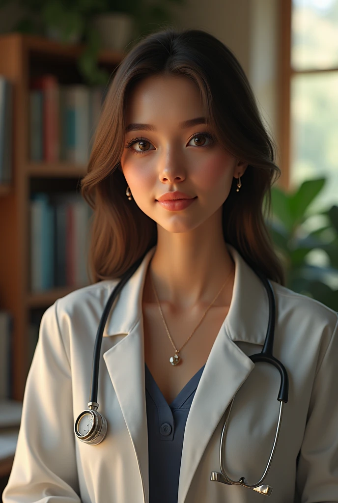 realistic young woman psychologist