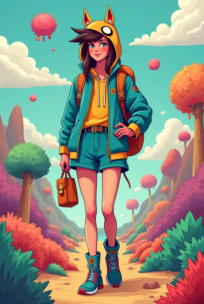 Aventure time fashion desing inspired
