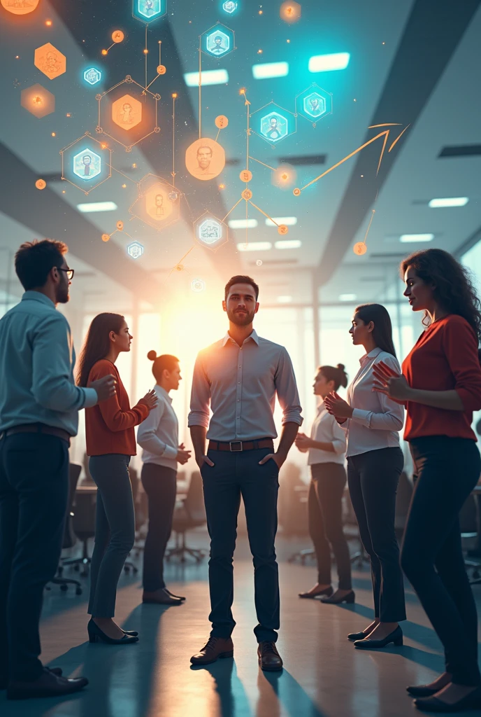 Challenges of people management in enterprises, talent attraction and retention, development and training, engagement and motivation, effective communication